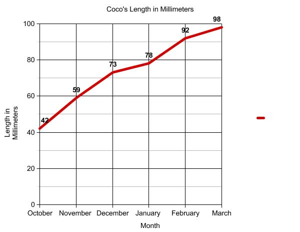 Graph of terrapin length.