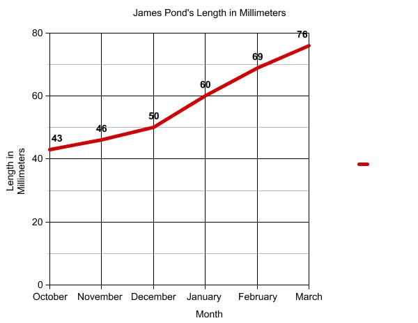 Graph of terrapin length.