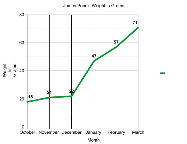 Graph of terrapin weight.