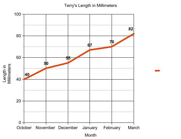 Graph of terrapin length.