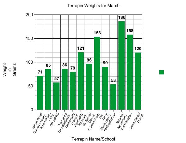 graph of terrapin weights.