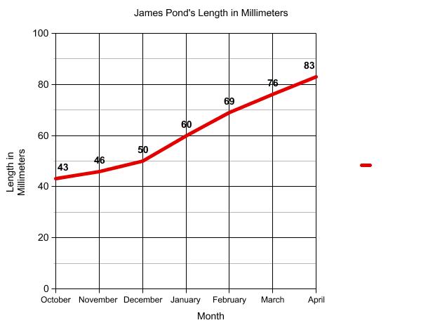 Graph of terrapin length.