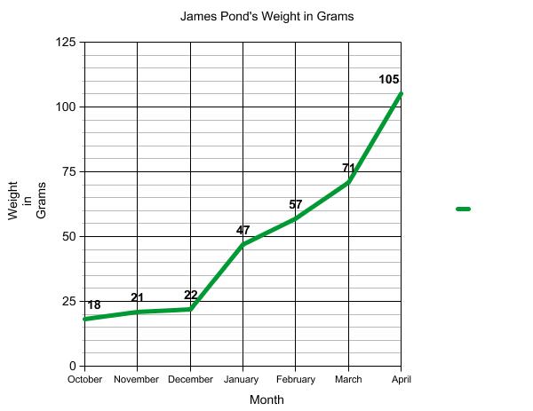 Graph of terrapin weight.